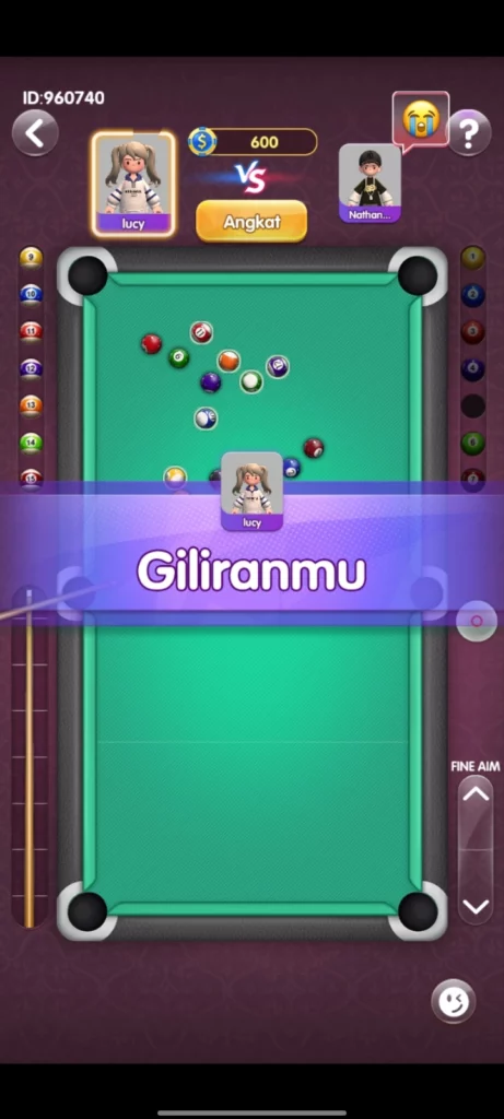 Billiard di Jagat.io