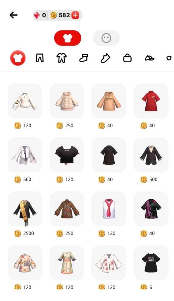 Buy Clothes at the Clothing Store in Jagat.io