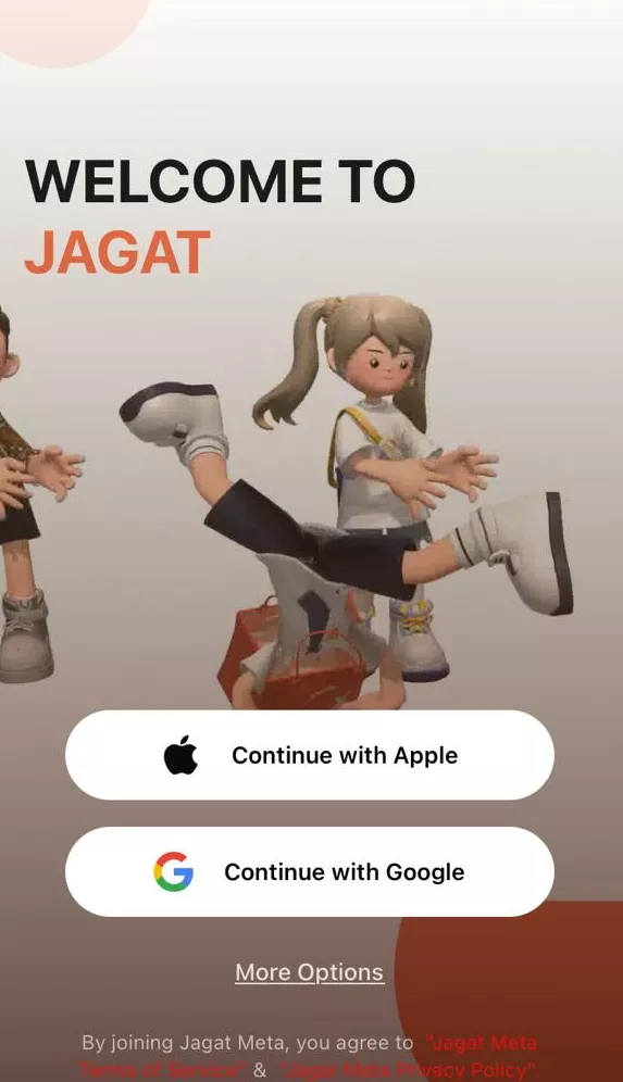 create an account on Jagat.io