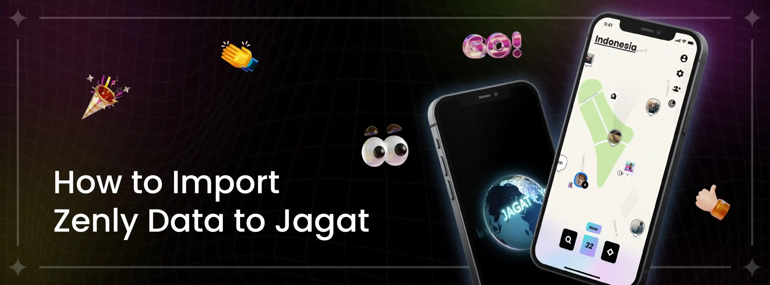 how to import zenly data to jagat